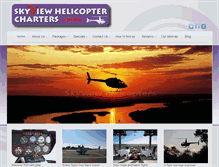 Tablet Screenshot of fly-helicopters-sa.com